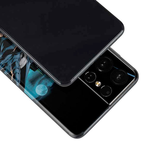 DC Comics Batman All Star Batman & Robin, The Boy Wonder Action Pose Art BY Jim Lee Galaxy S21 Ultra 5G Skin